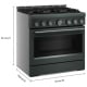 KitchenAid KFGS936SJP 36 inch Gas Range