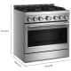 KitchenAid KFGS936SSS 36 inch Gas Range