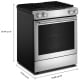 KitchenAid KSDV730TPS 30 inch Dual Fuel Range