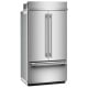KitchenAid 42 inch 24.2 cu. ft. Refrigerator (KBFN542SPS)