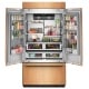 Réfrigérateur à portes françaises KitchenAid 42 pouce 24.2 pi. cu. Accepte les panneaux personnalisés (KBFN542TPA)