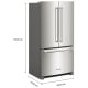 KitchenAid KRFC136RPS