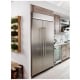 KitchenAid 48 inch 30 cu. ft. Black Stainless Steel Built In Refrigerator (KBSN608EBS)