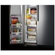 KitchenAid 36 inch 22 cu. ft. Black Stainless Steel Side by Side Refrigerator (KRSC503EBS)