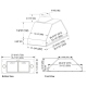 Kobe INX2730SQB-700-3 Cabinet Insert