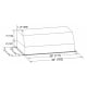 Kobe Stainless Steel Cabinet Insert (INX2630SQB-700-3)