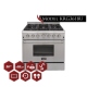 Kucht 36 inch Stainless Steel Gas Range (KRG3618U)
