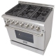 Kucht KRD366F 36 inch Dual Fuel Range