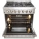 Kucht 36 inch Stainless Steel Dual Fuel Range (KRD366F)