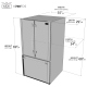 Kucht 36 inch 26.1 cu. ft. French Door Refrigerator (K748FDS)