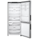 LG 28 inch 15 cu. ft. Stainless Steel Bottom Freezer Refrigerator (LBNC15231V)