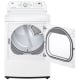 LG 7.3 cu. ft. Vented White Electric Dryer (DLE7150W)