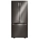 LG 30 inch 21.8 cu. ft. Black Stainless Steel French Door Refrigerator (LRFNS2200D)