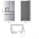 LG LF29S8230S French Door Refrigerator