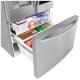 LG 36 inch 23.5 cu. ft. Stainless Steel French Door Refrigerator (LFXC24796S)