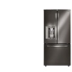 LG 33 inch 24.2 cu. ft. Black Stainless Steel French Door Refrigerator (LFXS24623D)