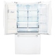 LG 33 inch 24.2 cu. ft. White French Door Refrigerator (LFXS24623W)