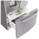 LG 36 inch 26.2 cu. ft. Stainless Steel French Door Refrigerator (LFXS26973S)