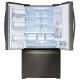 LG 36 inch 29.6 cu. ft. Black Stainless Steel French Door Refrigerator (LFXS30796D)