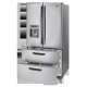 LG 24.7 cu. ft. Stainless Steel French Door Refrigerator (LMX25964ST)