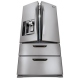 LG 24.7 cu. ft. Stainless Steel French Door Refrigerator (LMX25986ST)