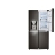 LG 36 inch 29.9 cu. ft. Black Stainless Steel French Door Refrigerator (LNXS30866D)