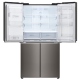 LG 36 inch 29.8 cu. ft. Black Stainless Steel French Door Refrigerator (LPXS30866D)