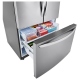 LG 36 inch 23 cu. ft. Stainless Steel French Door Refrigerator (LRFCC23D6S)