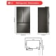LG 36 inch 26.5 cu. ft. Refrigerator (LRFLC2706D)