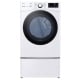 Sécheuse électrique LG 7.4 pi. cu. Avec conduit d'évacuation (DLE3600W)