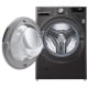 LG 7.4 cu. ft. Vented Black Stainless Steel Electric Dryer (DLEX4200B)