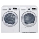 LG White Front Load Washer (WM1355HW)