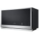 Micro-onde à hotte intégrée Inox LG (MVEL2137F)