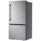 LG 33 inch 25.5 cu. ft. Stainless Steel Bottom Freezer Refrigerator (LB26H2200S)