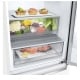 LG 24 inch 11.9 cu. ft. White Bottom Freezer Refrigerator (LBNC12231W)
