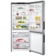 LG 28 inch 14.7 cu. ft. Stainless Steel Counter Depth Refrigerator (LBNC15241V)
