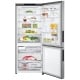 LG 28 inch 14.7 cu. ft. Stainless Look (VCM) Bottom Freezer Refrigerator (LBNC15251V)
