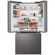LG 33 inch 24.5 cu. ft. Black Stainless Steel French Door Refrigerator (LF25S6330D)