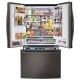 LG 36 inch 29.7 cu. ft. Black Stainless Steel French Door Refrigerator (LRFVS3006D)
