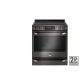 LG Studio 30 inch Black Stainless Steel Electric Range (LSSE3029BD)