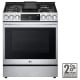 LG Studio 30 inch Stainless Steel Gas Range (LSGS6338F)