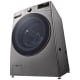 LG 5.2 cu. ft. Graphite Steel Front Load Washer (WM3850HVA)