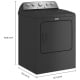 Maytag YMED5430PBK 7 cu. ft. Vented Electric Dryer
