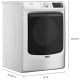 7.3 cu. ft. Vented Gas Dryer (MGD7020RW)