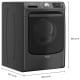 Laveuse frontale Noir Maytag (MFW7020RU)