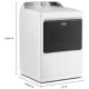 Maytag 7.4 cu. ft. Vented White Electric Dryer (YMED7205RW)