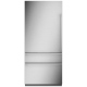 Monogram 36 inch 20.20 cu. ft. Custom Panel Ready Bottom Freezer Refrigerator (ZIC363NBVLH)