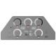 Monogram 36 inch Silver Induction Cooktop (ZHU36RSTSS)