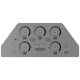 Monogram ZHU36RSTSS 36 inch Induction Cooktop