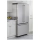 Monogram 36 inch 23.1 cu. ft. Stainless Steel French Door Refrigerator (ZWE23ESHSS)